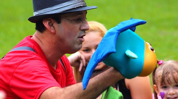 Teatro com Fantoches de animais