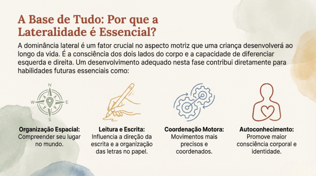 Benefícios da lateralidade: organização espacial, alfabetização, coordenação motora e autoconhecimento