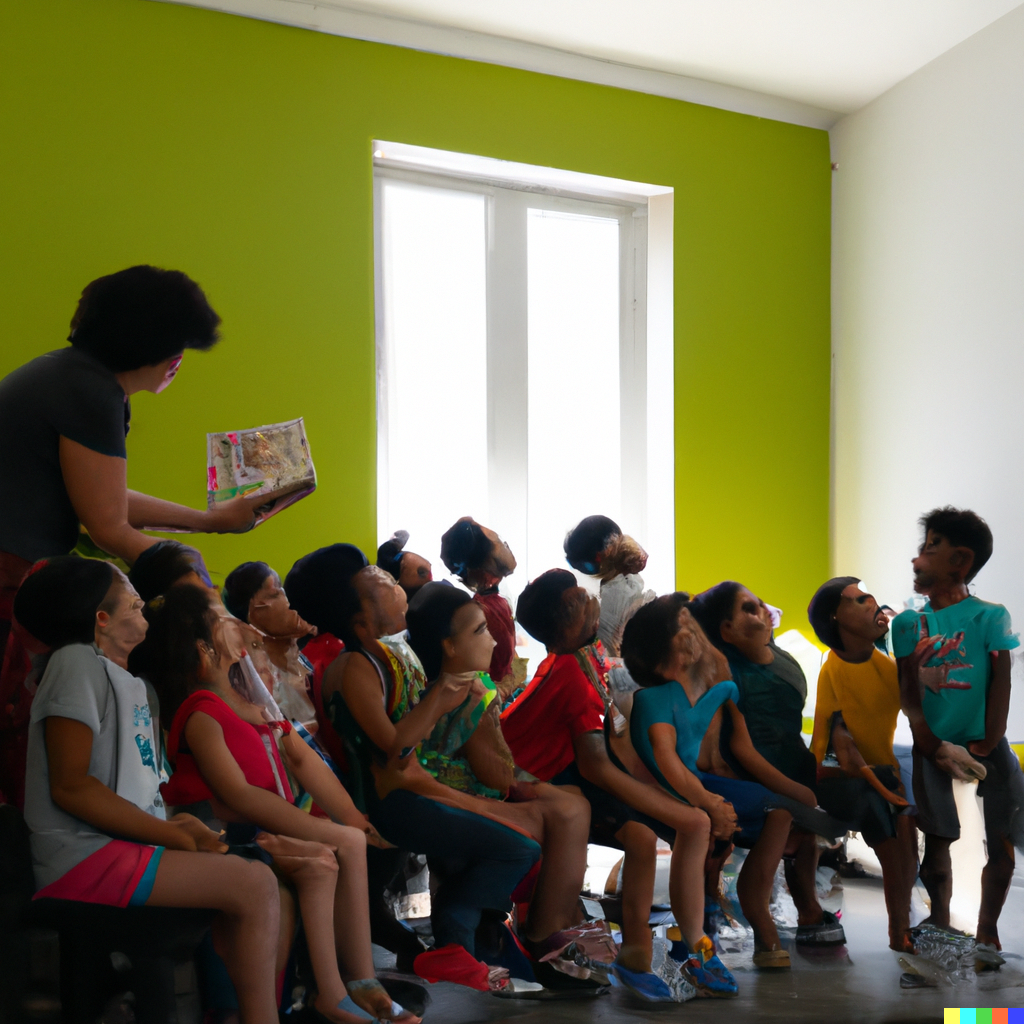 Leitura de histórias em Sala de Aula