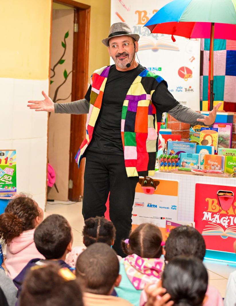 Binho, Contador de Histórias, fundador do Grupo Artepalco