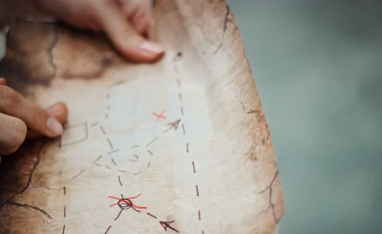 Caça ao tesouro com histórias