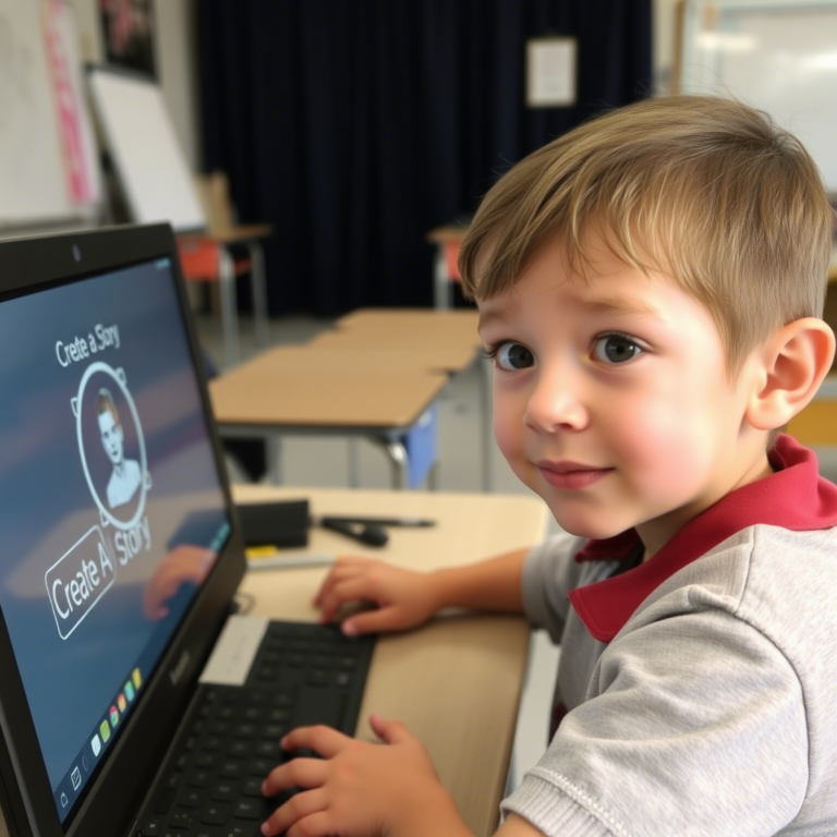 Usando IA na criação de histórias e aprendizagem infantil