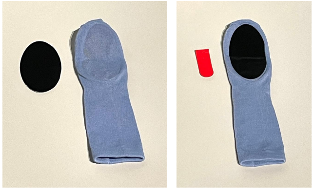 Língua do fantoche sendo adicionada